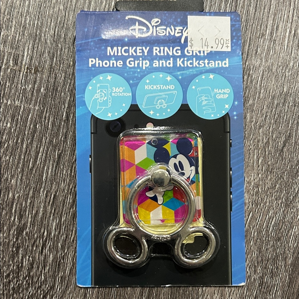 Disney Mickey Mouse Colorful Phone Grip and Kickstand